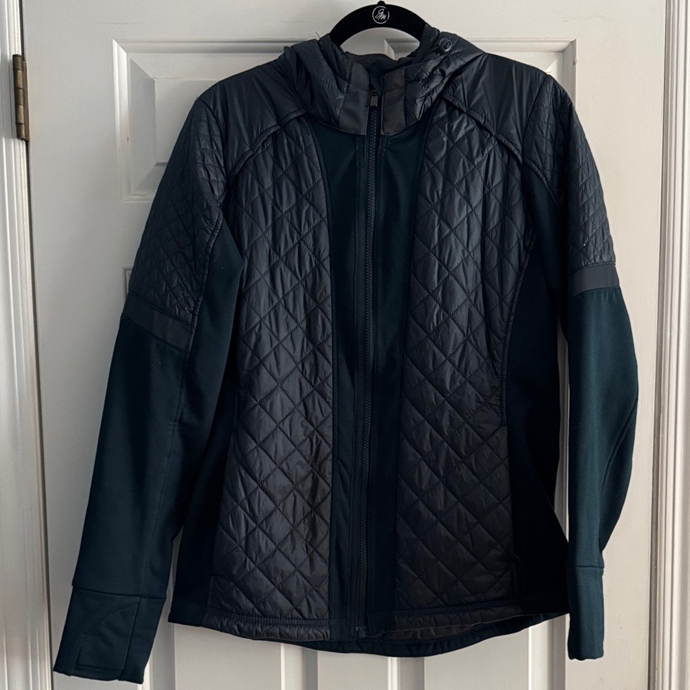 Athleta Quilted Hooded Jacket